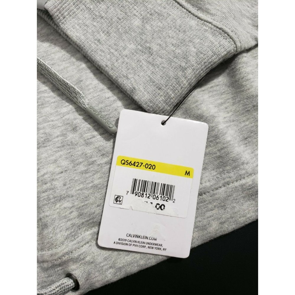 Calvin Klein Womens CK One Logo French Terry Lounge Hoodie Gray Sz M Q56427 $54 - Picture 5 of 5